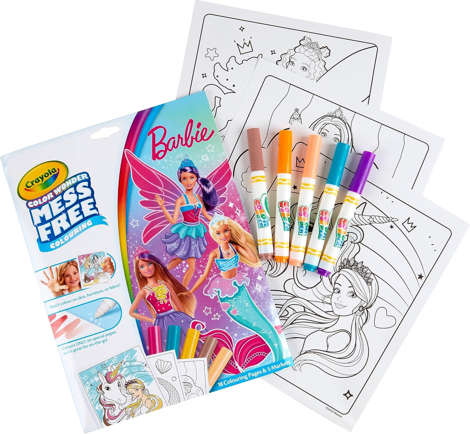 Barbie Coloring Book Barbie Crayola Precio Walmart Barbie Crayola