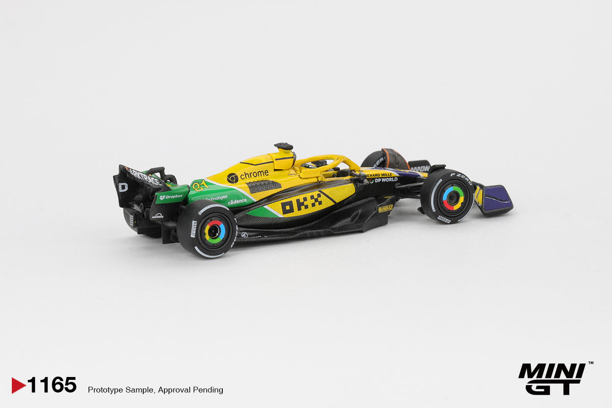Mini GT McLaren MCL38 Oscar Piastri 2024 Monaco GP 1:64 Die Cast Model