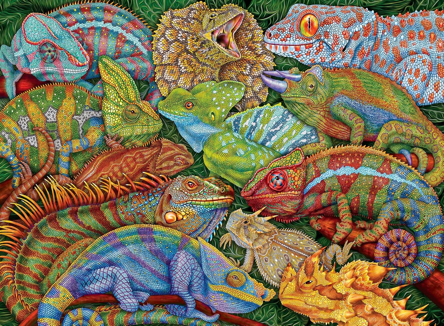 Riveting Reptiles 300 XXL Piece Jigsaw Puzzle