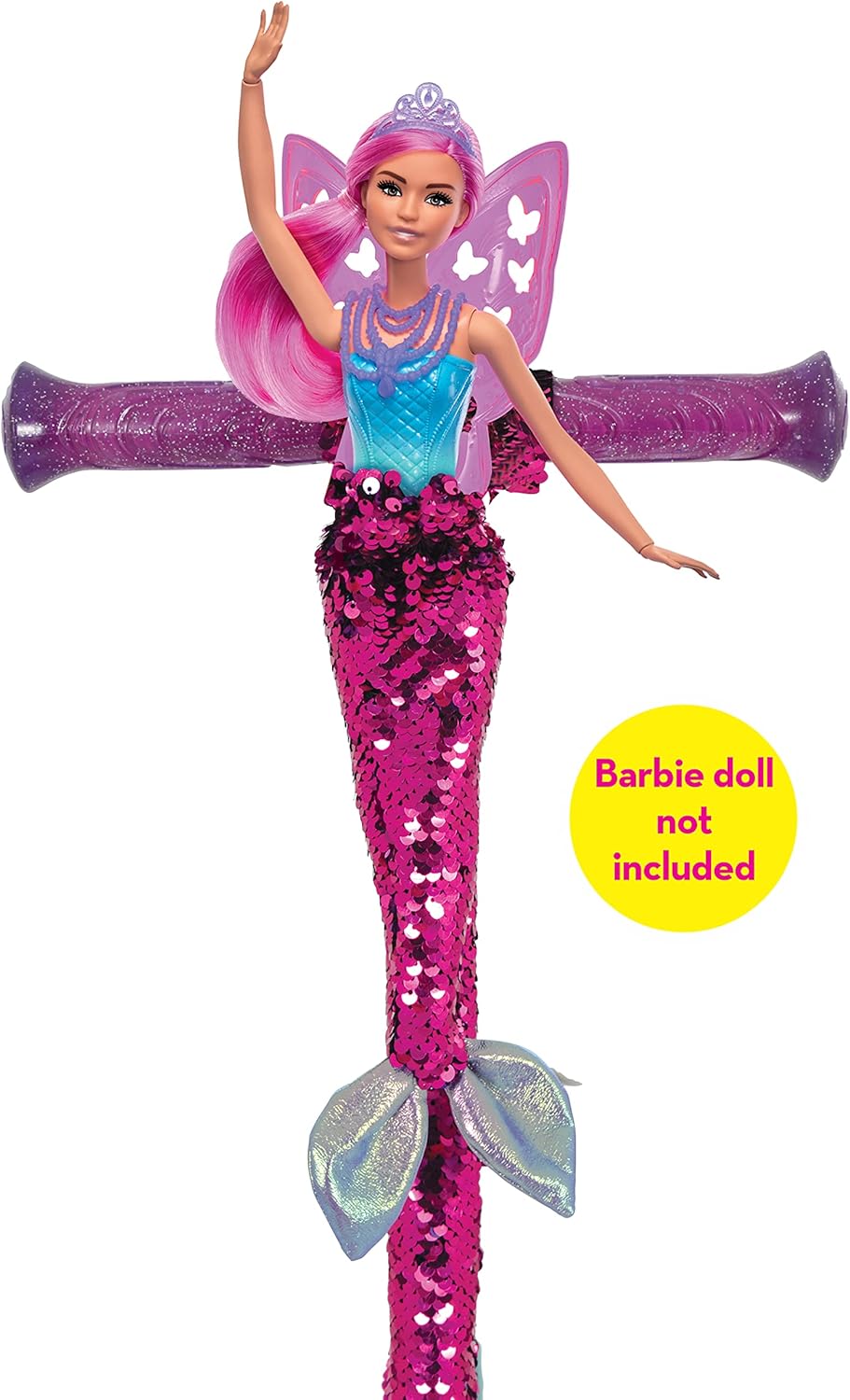 Barbie Mermaid Folding In Line Scooter