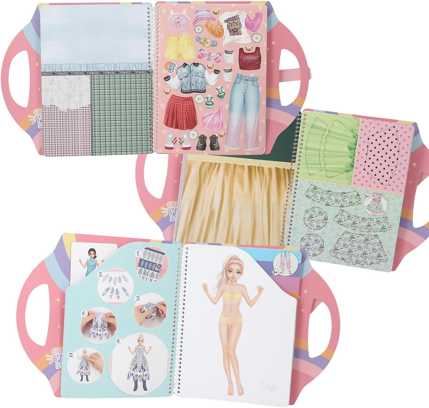 TOPModel Dress Me Up Collage Book