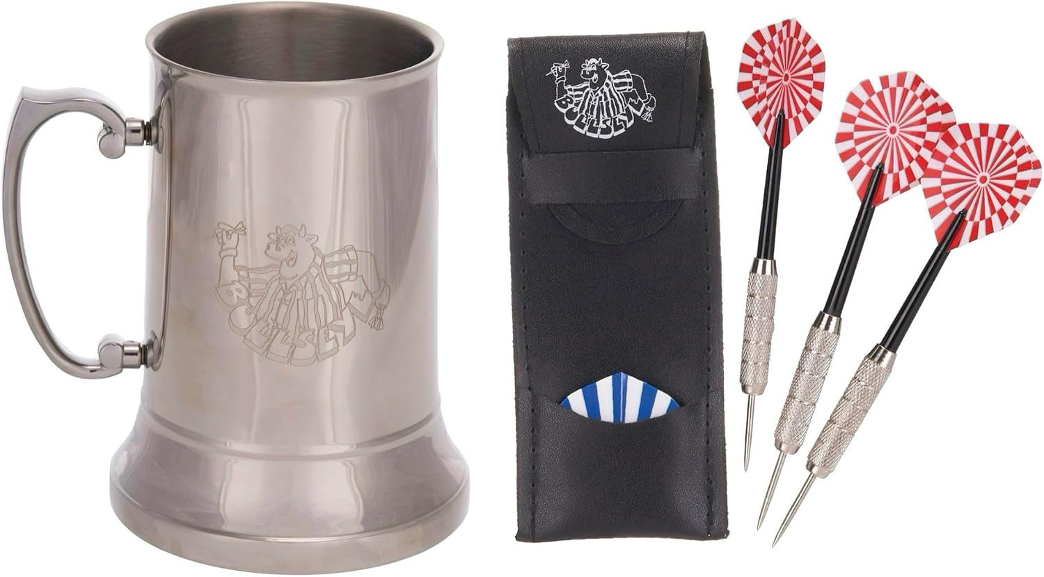 Bullseye Tankard & Darts Gift Set
