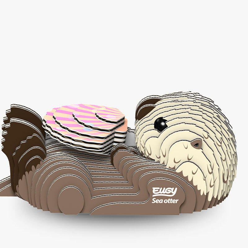 EUGY Sea Otter 3D Puzzle