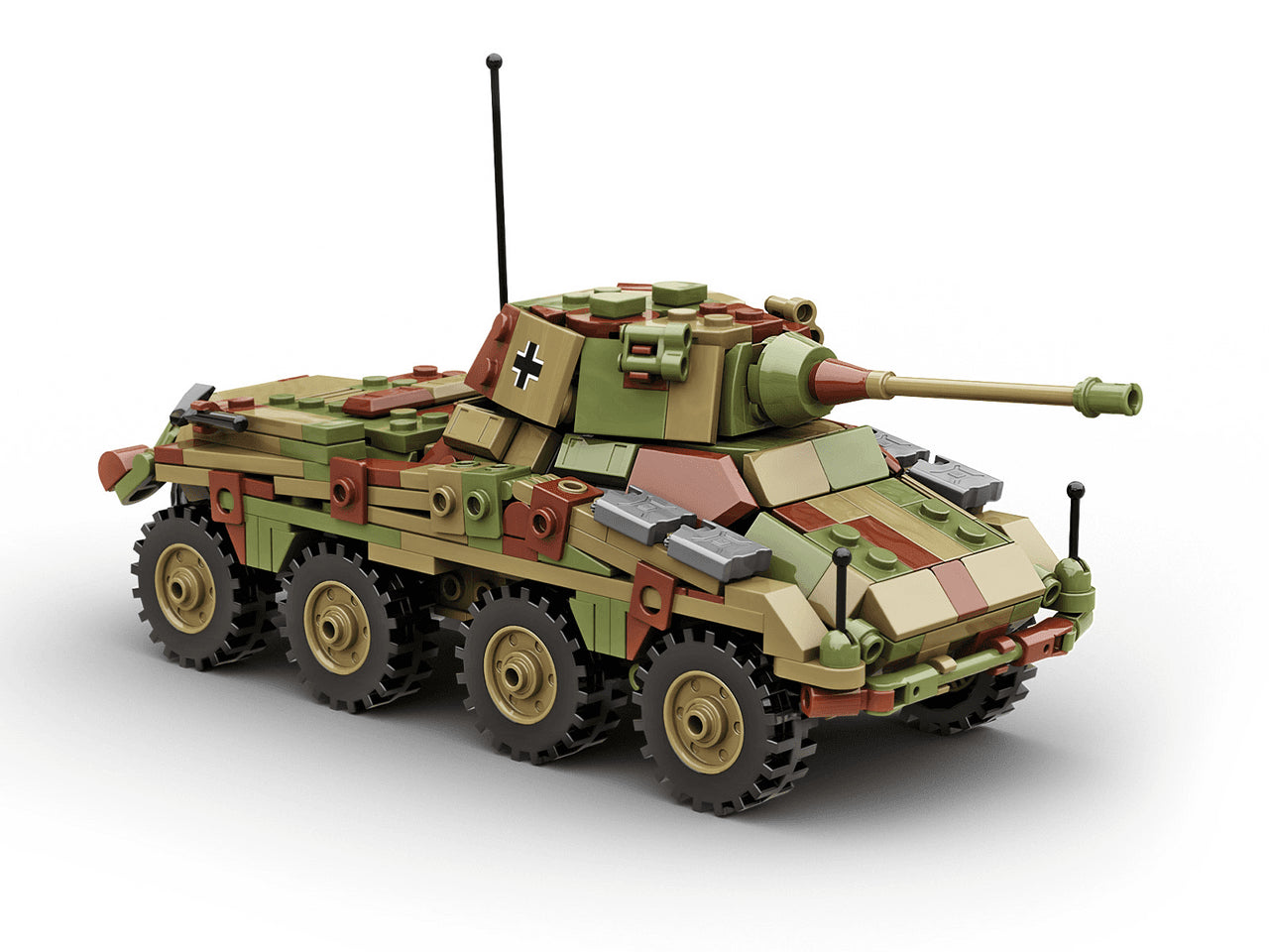 Build Army sd. Kfz.234 Puma 508 pieces