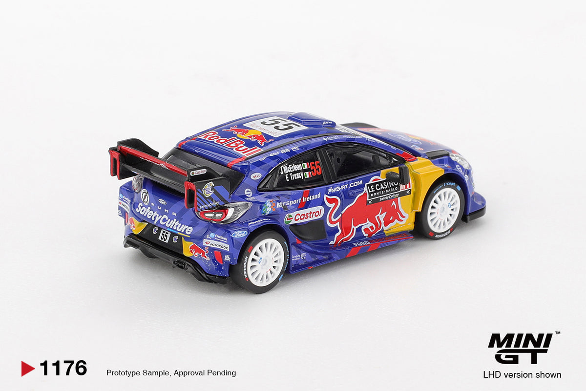 Mini GT Ford Puma Rally1 #55 M-Sport Ford WRT 2025 Rally Monte-Carlo