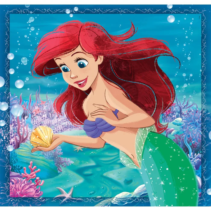 Clementoni Disney Princess 3x48 Pce Jigsaw Puzzle