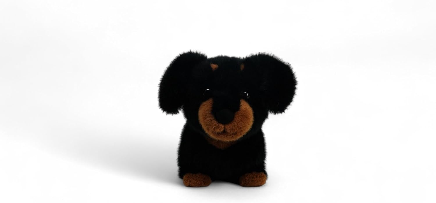 Dachshund Black & Tan Plush Toy