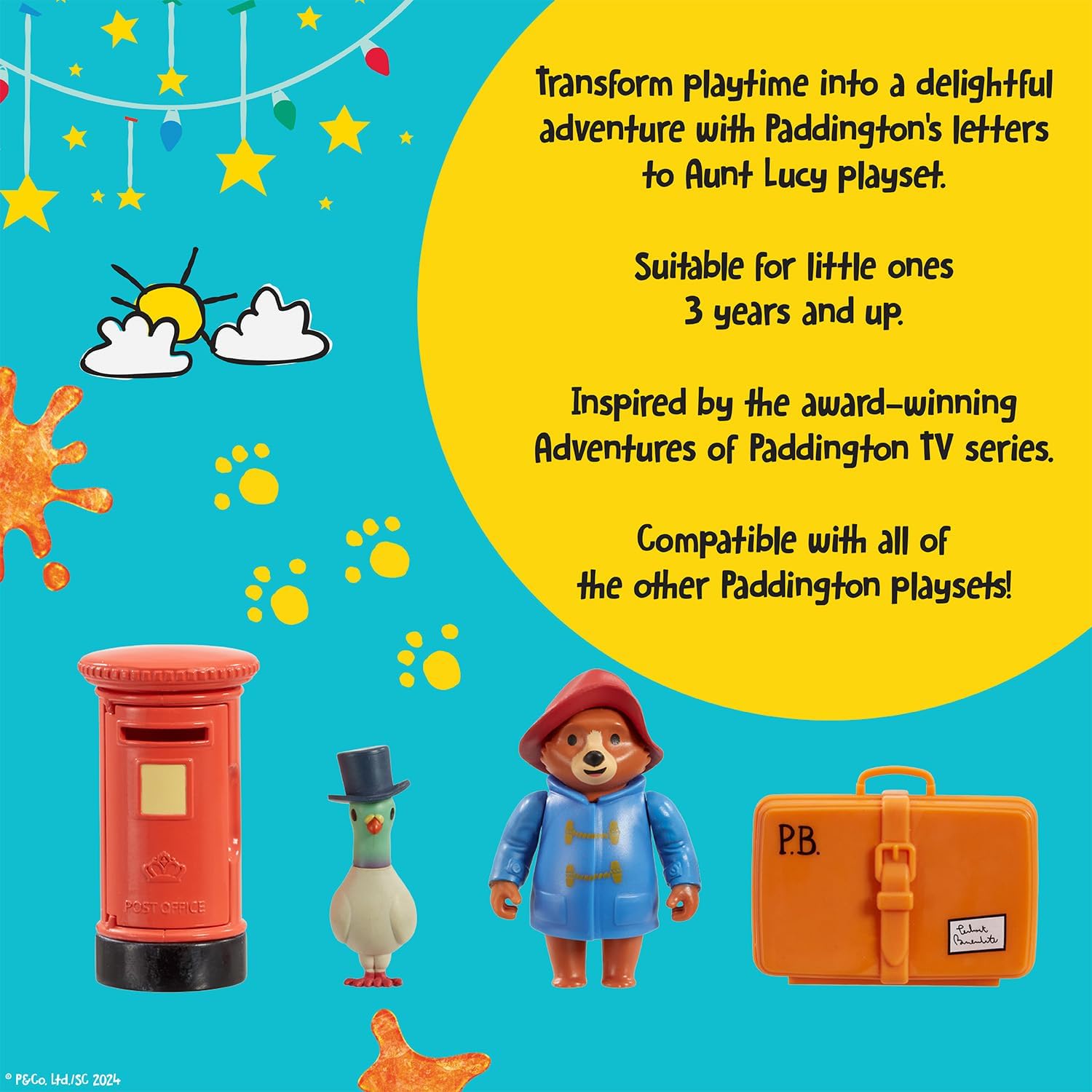 Paddingtons Letters to Aunt Lucy Playset