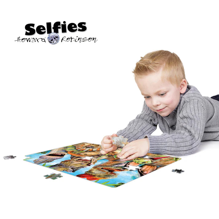 Prime 3D Howard Robinson Dino Selfie 63 Piece Jigsaw Puzzle