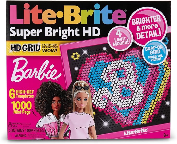 Lite-Brite Super Bright HD - Barbie