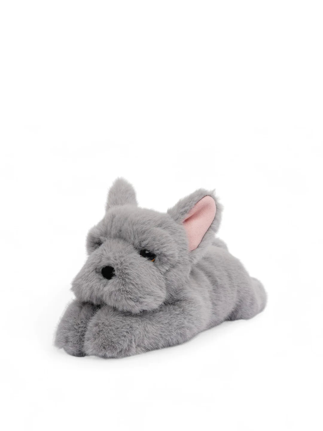Remy Laying French Bulldog Grey Plush Toy