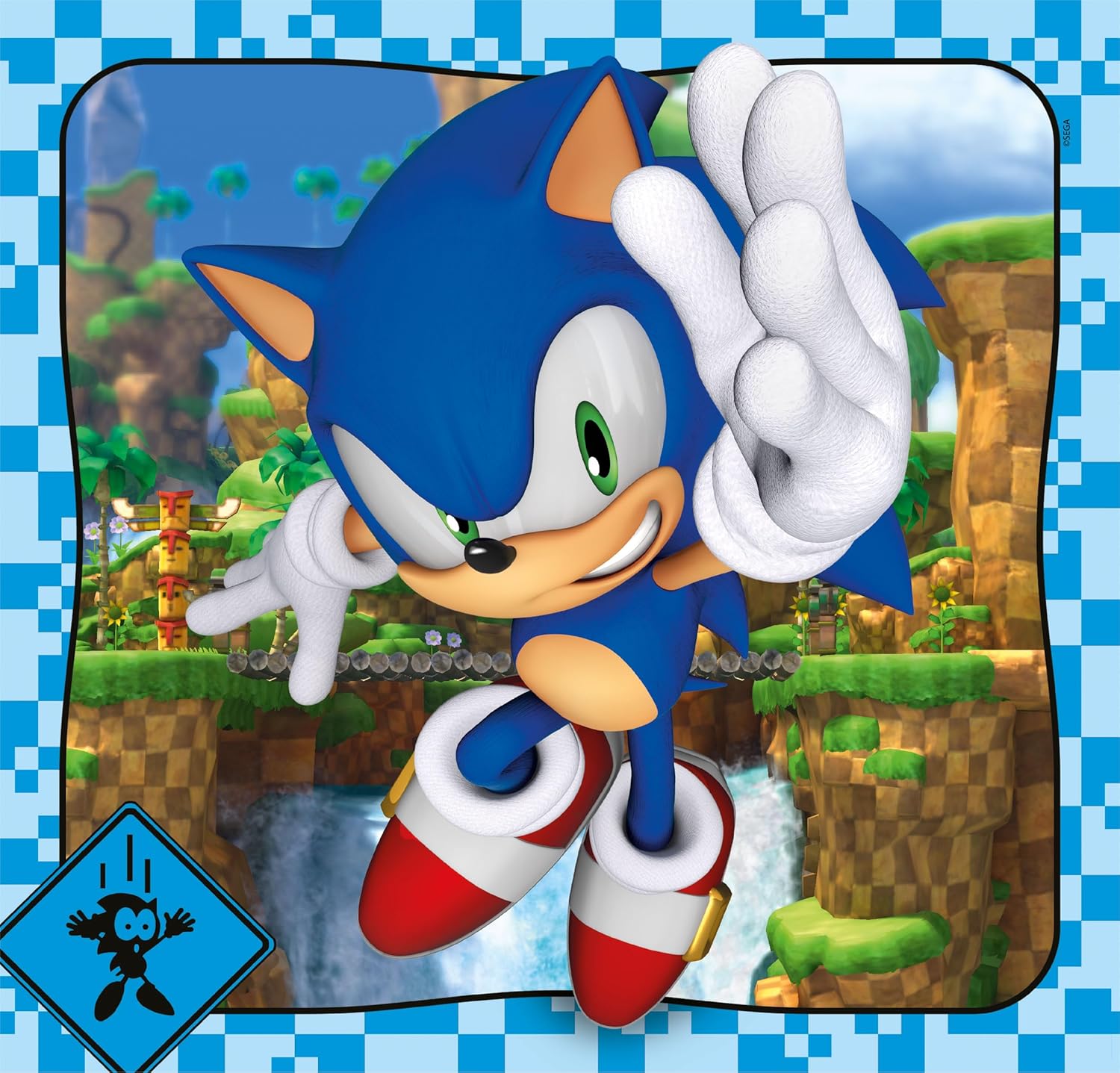 Clementoni Sonic the Hedgehog 3x48 Piece Jigsaw