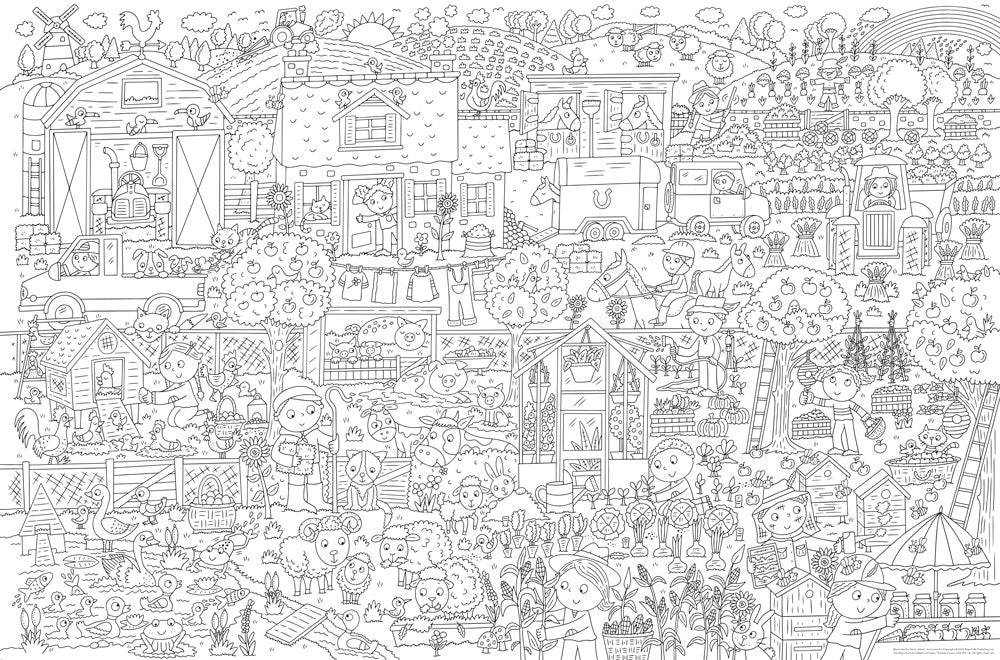 Worlds Biggest Colour-In: Farm