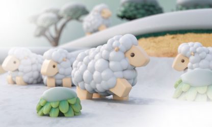 Halftoys Picture book - Sheep