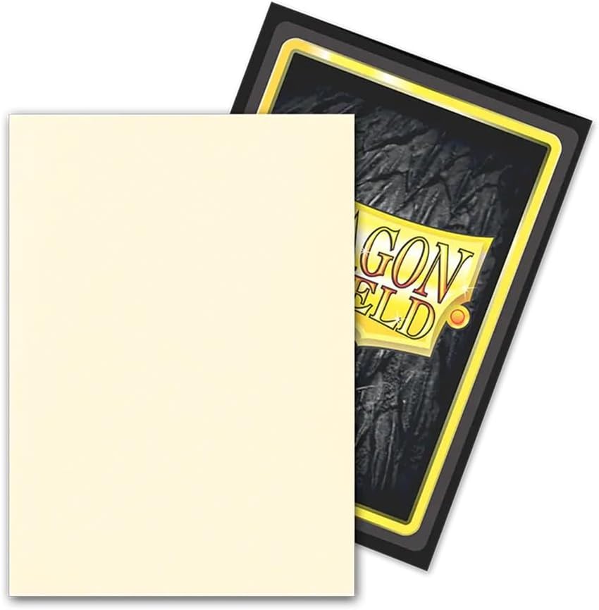 Dragon Shield - Dual Matte Standard Size Sleeves 100pk - Valor Cream