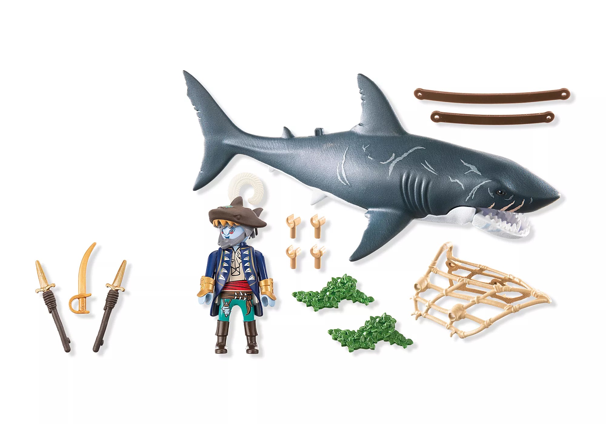 Playmobil Giant Shark with Pirate