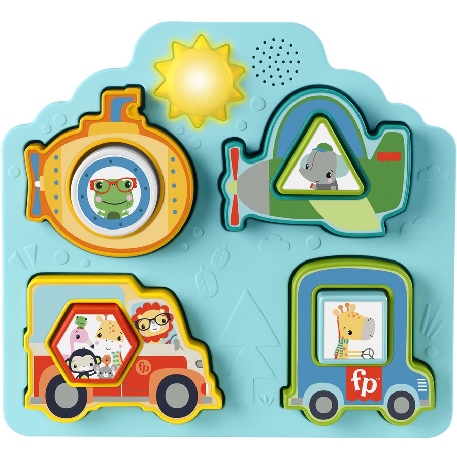 Fisher Price Shapes & Sounds Vehicle Puzzle