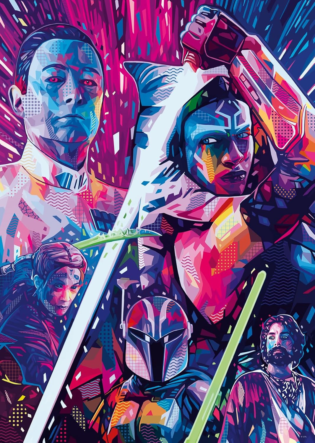 Star Wars Ahsoka 500 Piece Puzzle