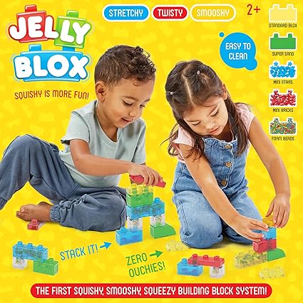 Jelly Blox- 30 piece Stash & Stack Storage Case