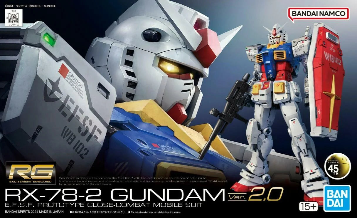 GUNDAM - RG 1/144 RX-78-2 Gundam Ver. 2.0 - Model