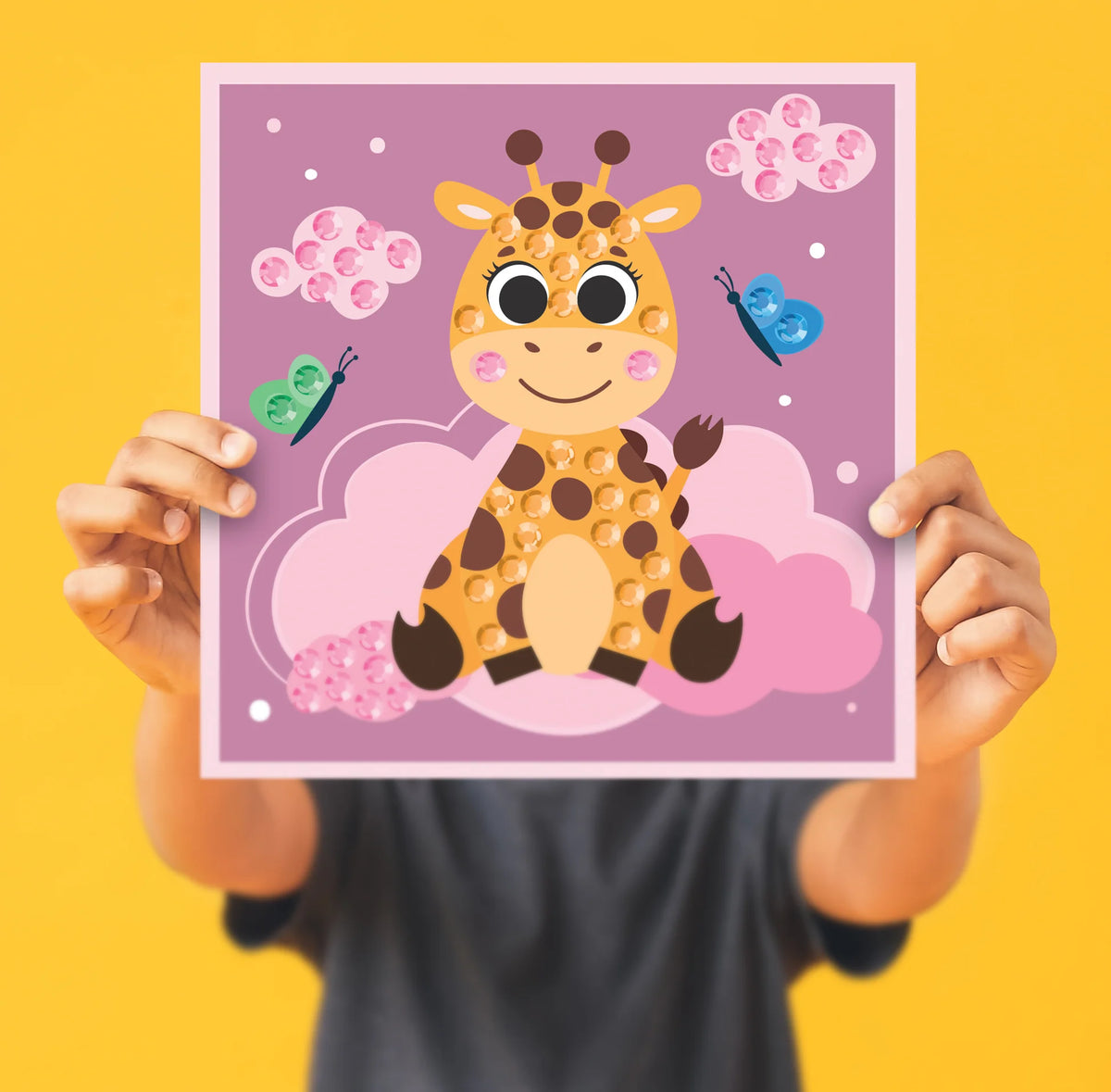Kitfix Diamond Art Giraffe in the clouds
