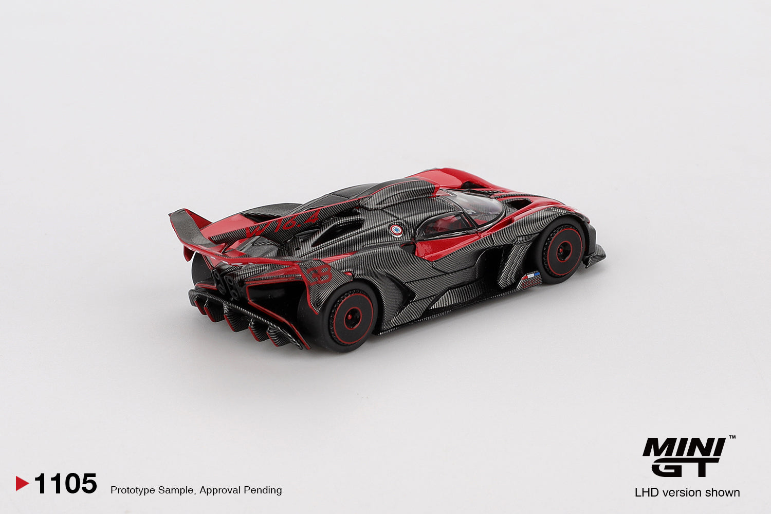 Mini GT Bugatti Bolide Red 1:64 Scale