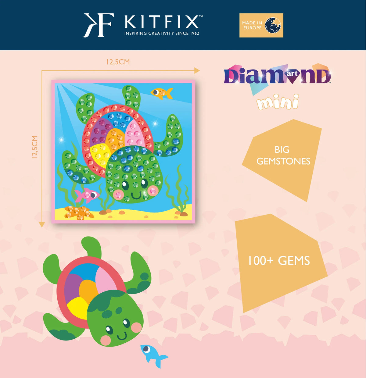 Kitfix Diamond Art Sea Turtle