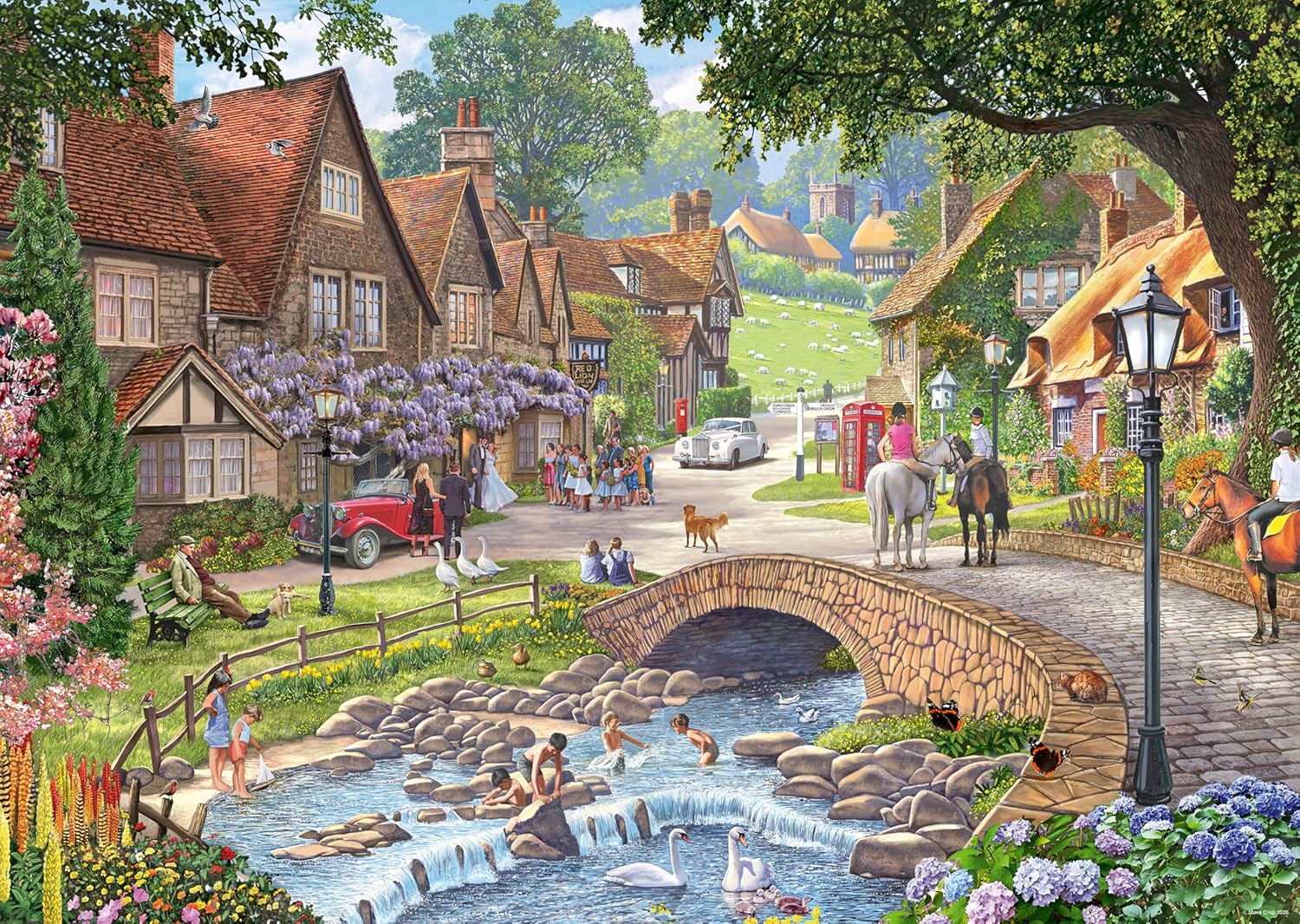 Lazy Days by Steam 1000 Piece Puzzle
