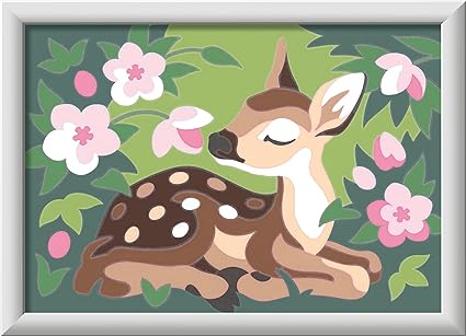 CreArt Paint by Numbers - Floral Fawn