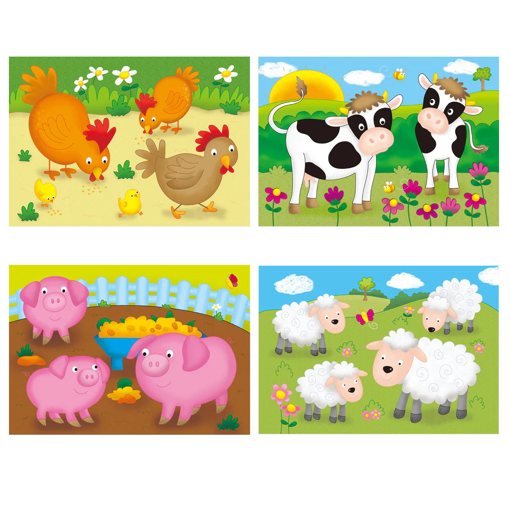 Galt 4 Puzzles in a Box - Farm