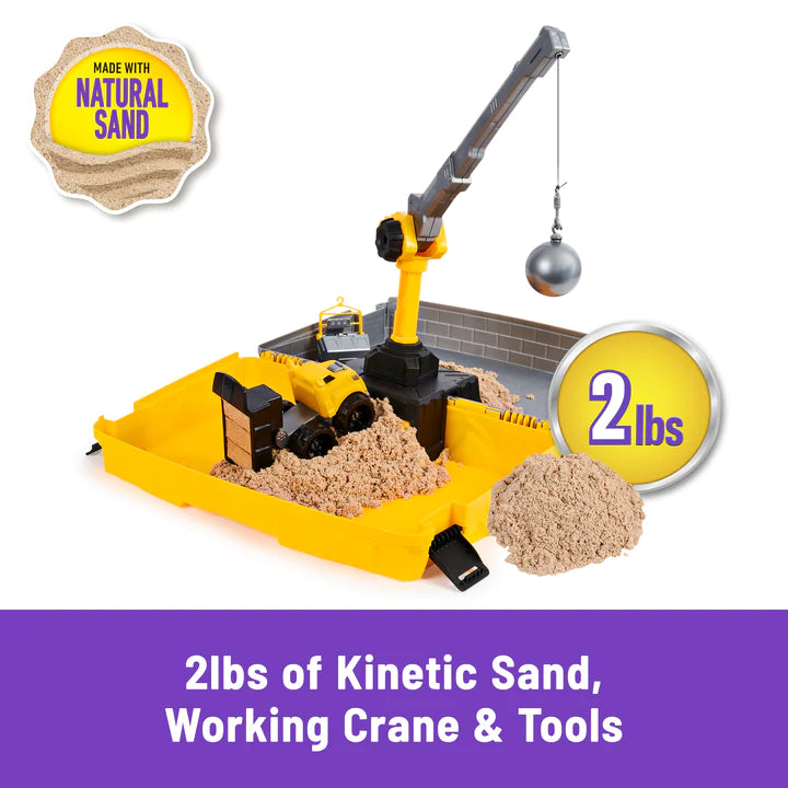 Kinetic Sand Construction Site Folding Sandbox