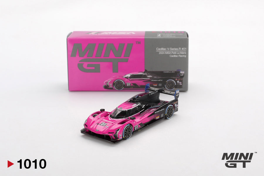 Mini GT Cadillac V-Series.R #01 2024 IMSA Petit Le Mans Cadillac Racing 1:64 Scale