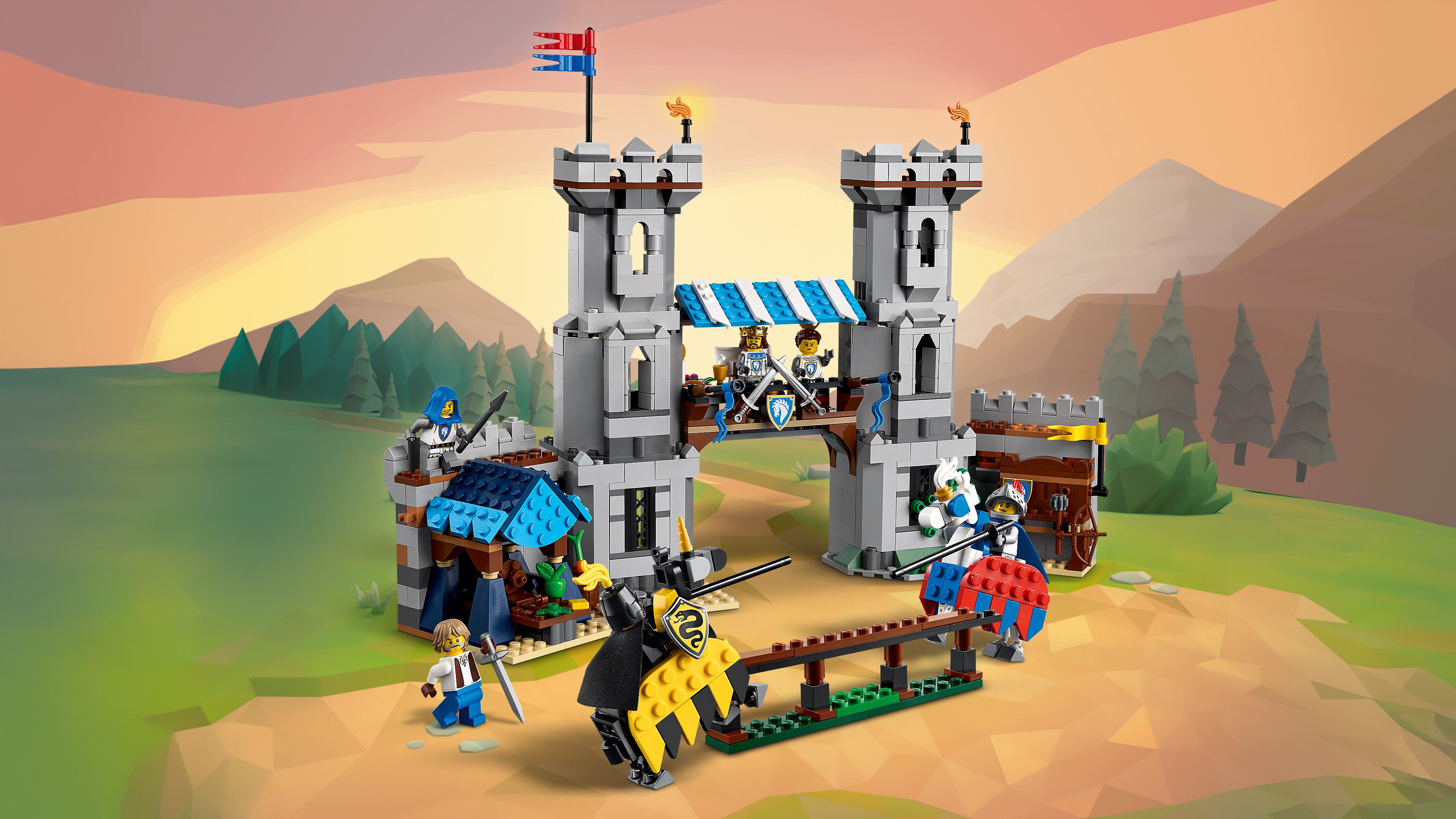 Lego 31168 Medieval Horse Knight Castle