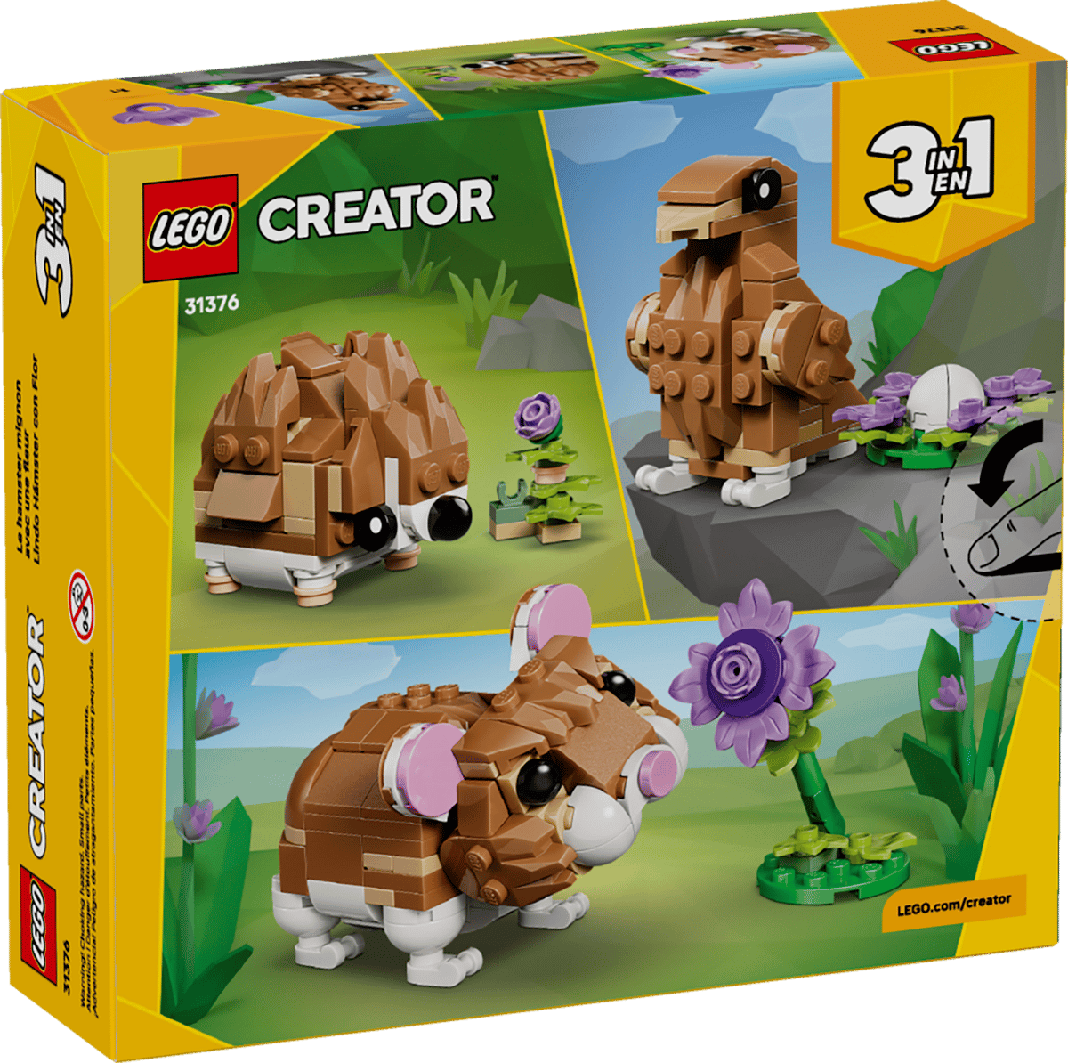 Lego 31376 Cute Hamster with a Flower