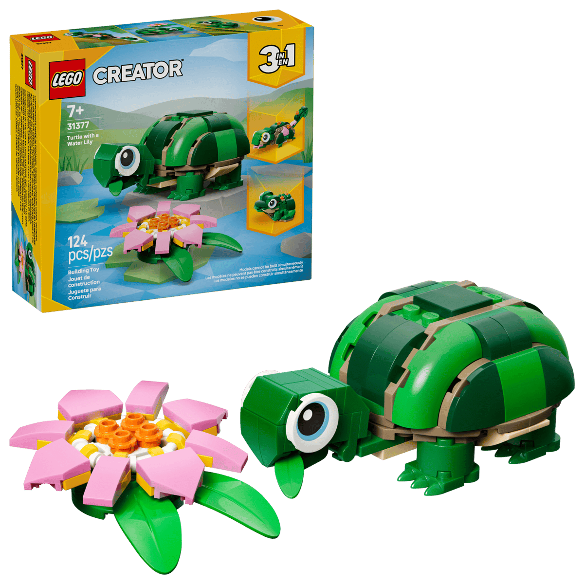 Lego 31377 Turtle with a Water Lily Flower