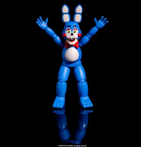 Five Nights at Freddy's Action Figure Bonnie with Glow in The Dark Eyes 12.5cm