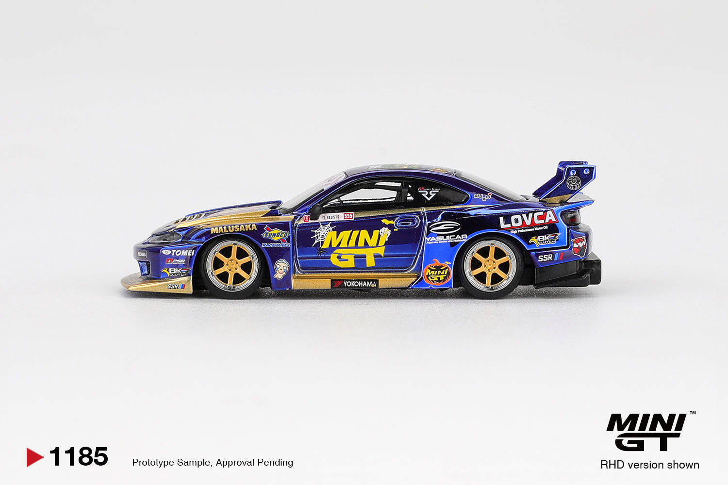 Mini GT Nissan Silvia Liberty Walk 2025 Formula Drift Halloween Special 1:64 Die Cast Car
