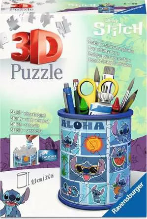 Ravensburger Disney Stitch 3D Pencil Holder 54 Piece Jigsaw Puzzle
