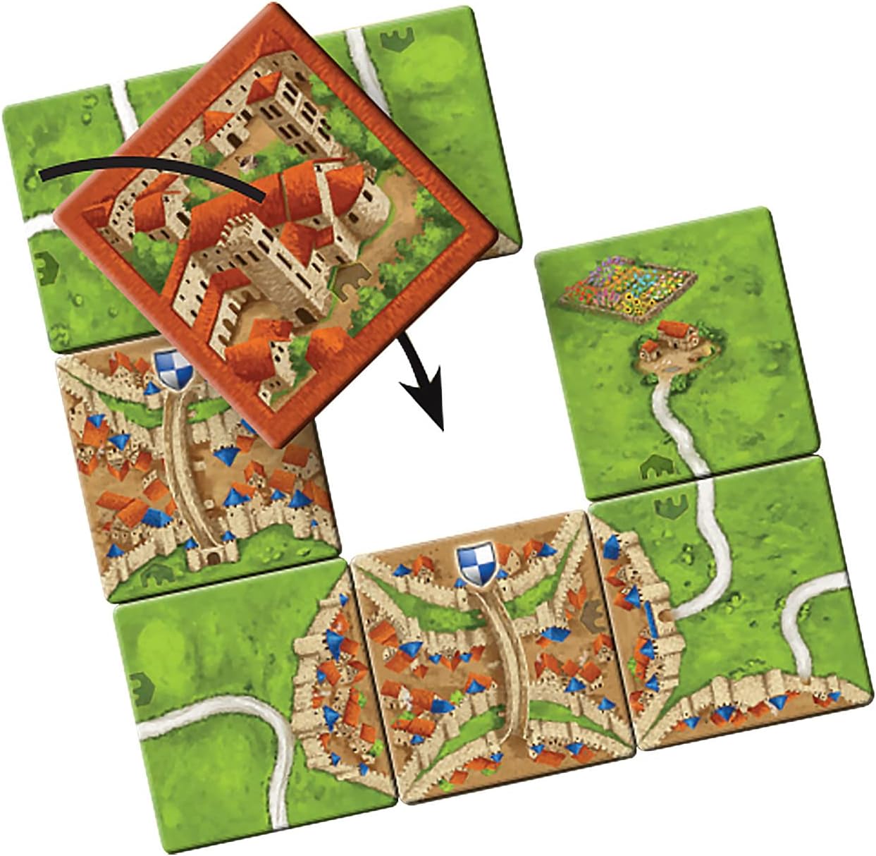 Carcassonne Abbey 5 Mayor Expansion Pack 5