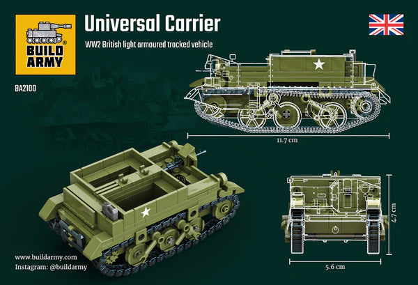 Build Army British Universal Carrier 276 pieces