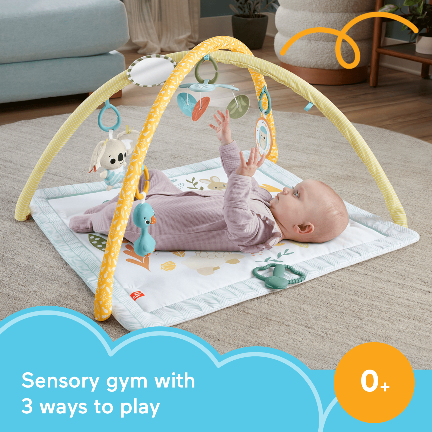 Fisher Price Simply Senses Newborn Gym