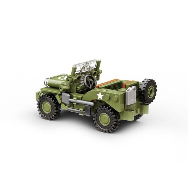 Build Army MB Jeep 178 pieces