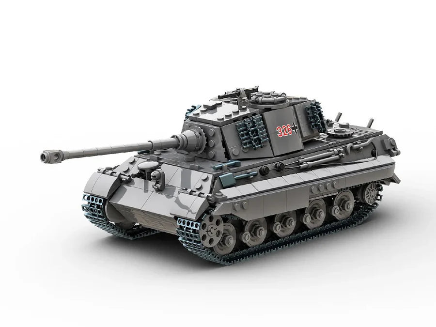 Build Army King Tiger Heavy Tank 1145 pieces