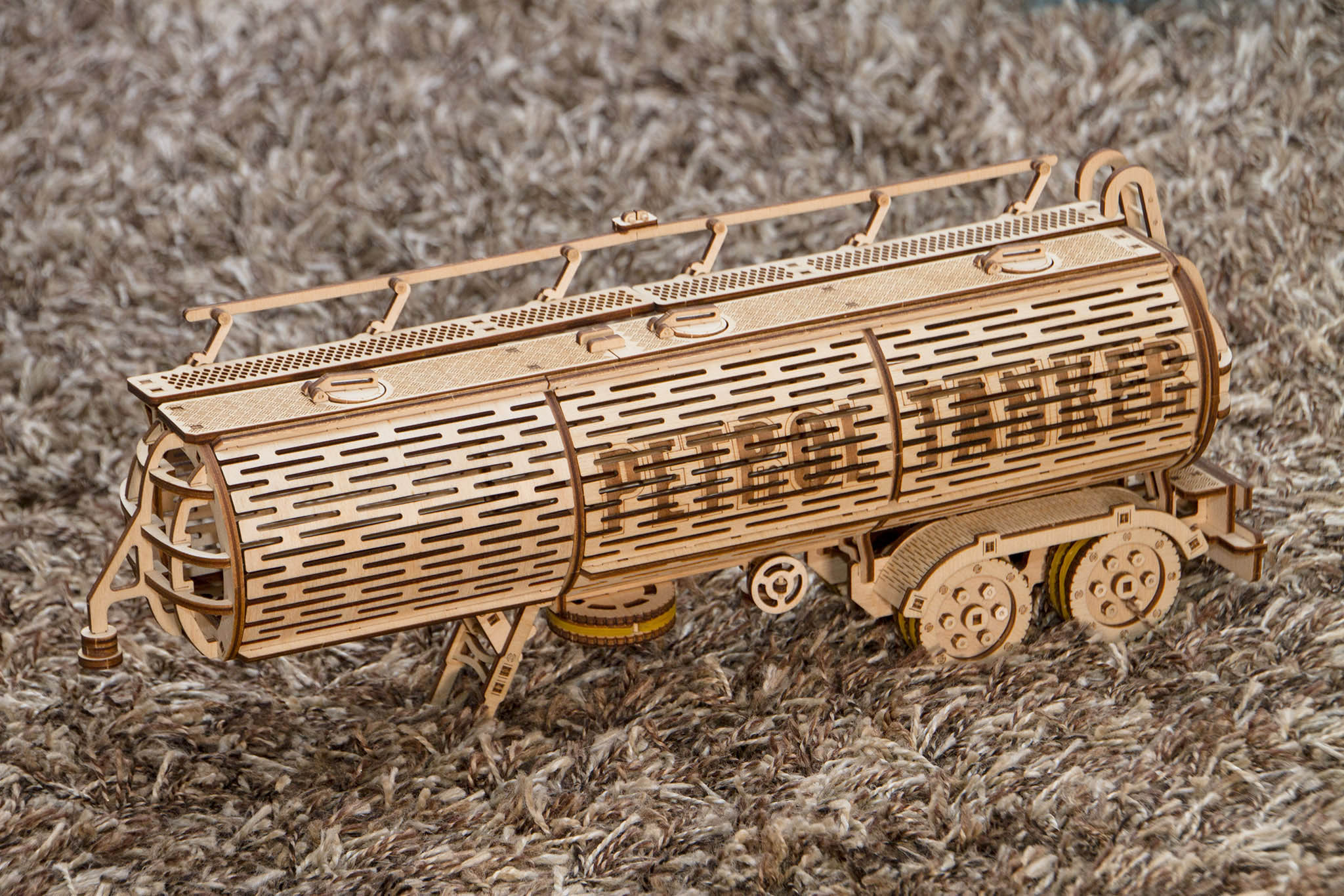 Wood Trick Tank Trailer 3D Set