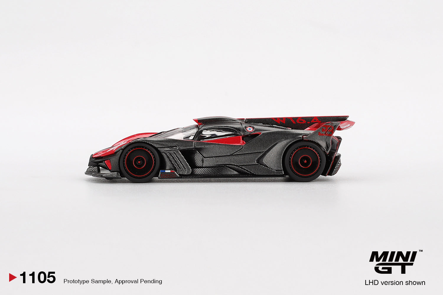 Mini GT Bugatti Bolide Red 1:64 Scale