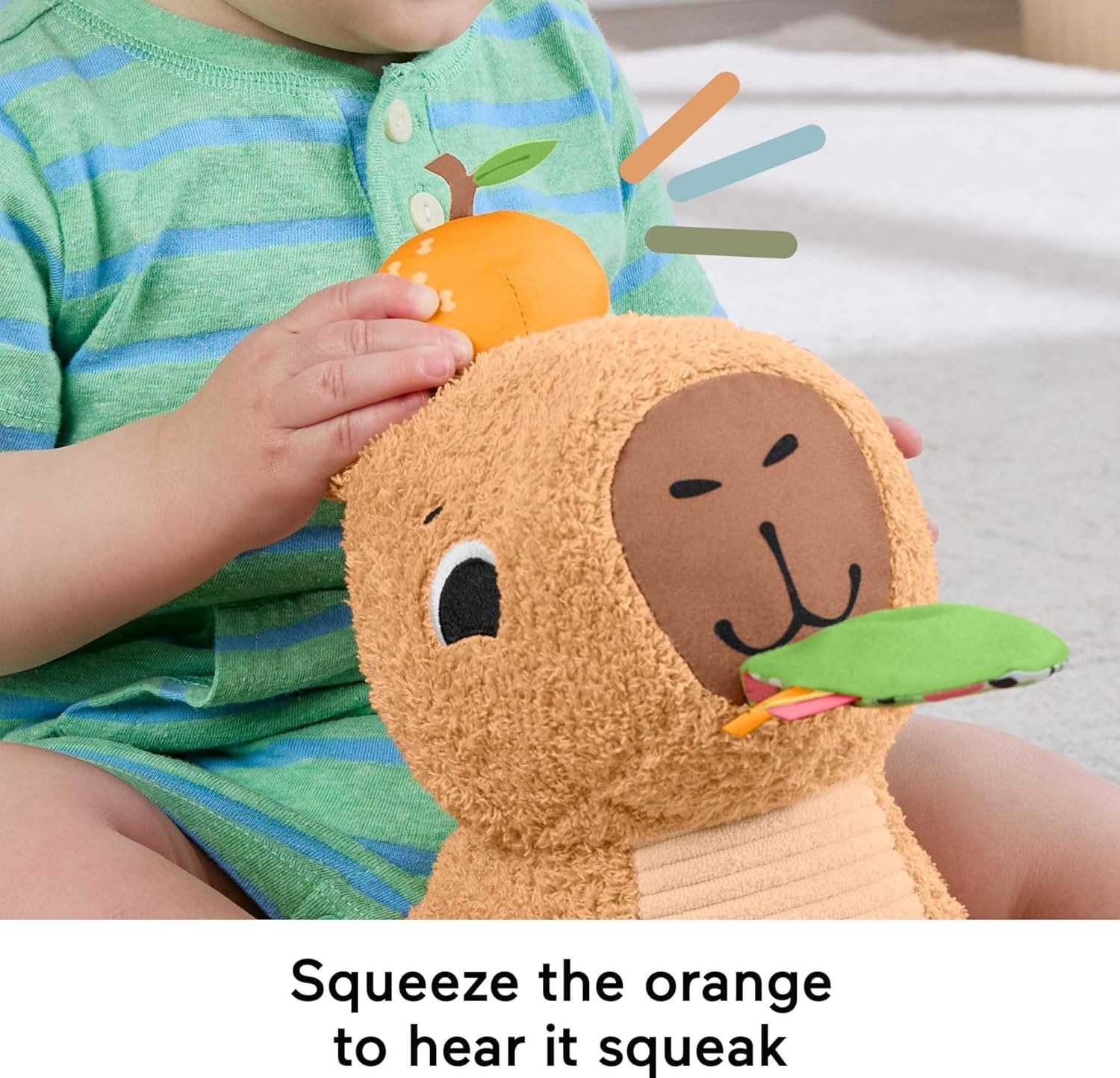 Fisher-Price Baby Snuggly Snacky Capybara