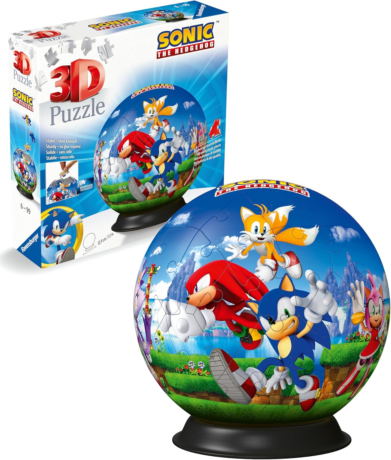 Sonic 3D 72 Piece Puzzle Ball