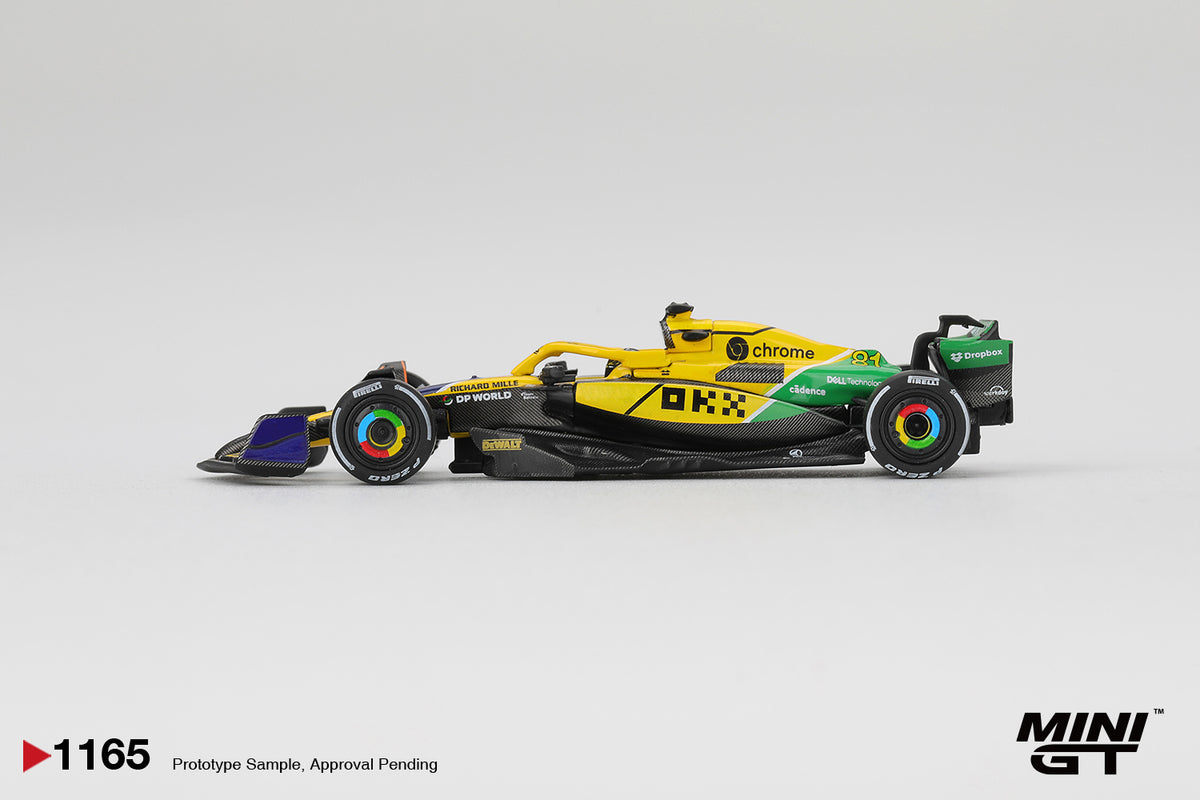 Mini GT McLaren MCL38 Oscar Piastri 2024 Monaco GP 1:64 Die Cast Model