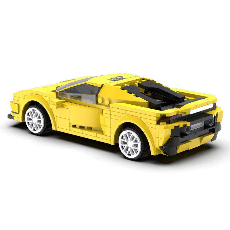 Cada Yellow Evo Sports Car 289 Piece Construction Set