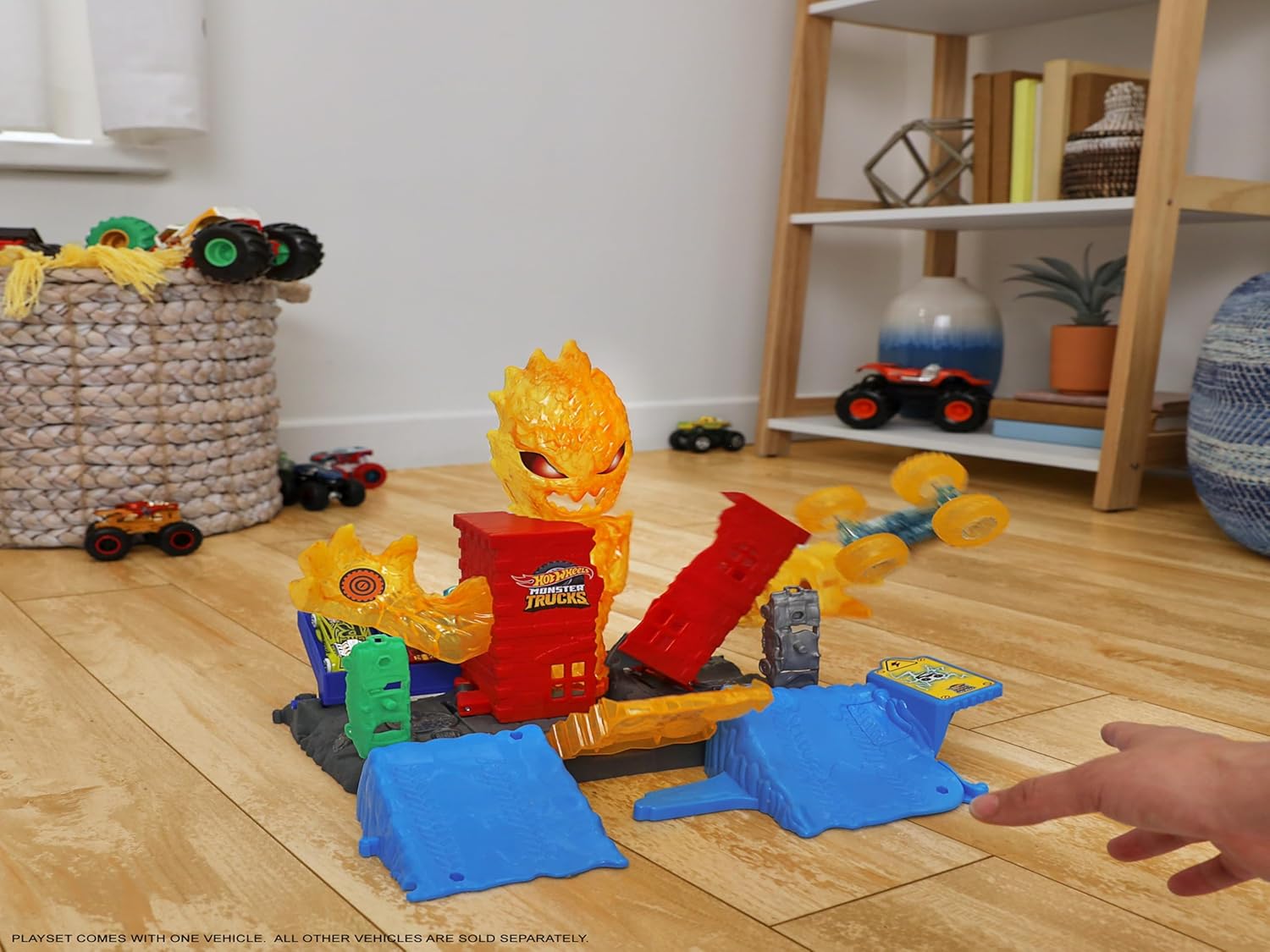 Hot Wheels Monster Trucks Power Smashers 5-Alarm